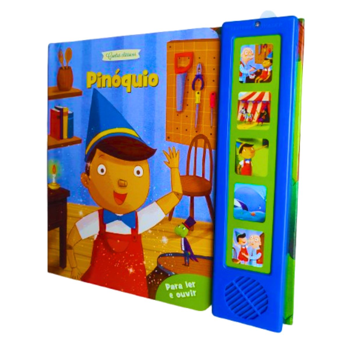 Livro Infantil Sonoro Contos Clássicos Pinóquio / Ler E Ouvir - Ciranda Cultural