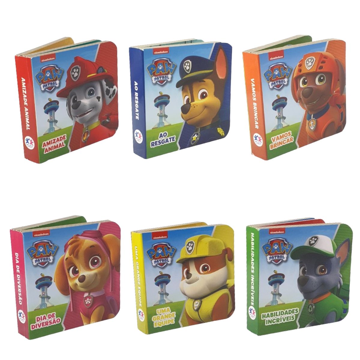 Livros Box Com 6 Minilivros Patrulha Canina - Histórias De Aventura - Ciranda Cultural