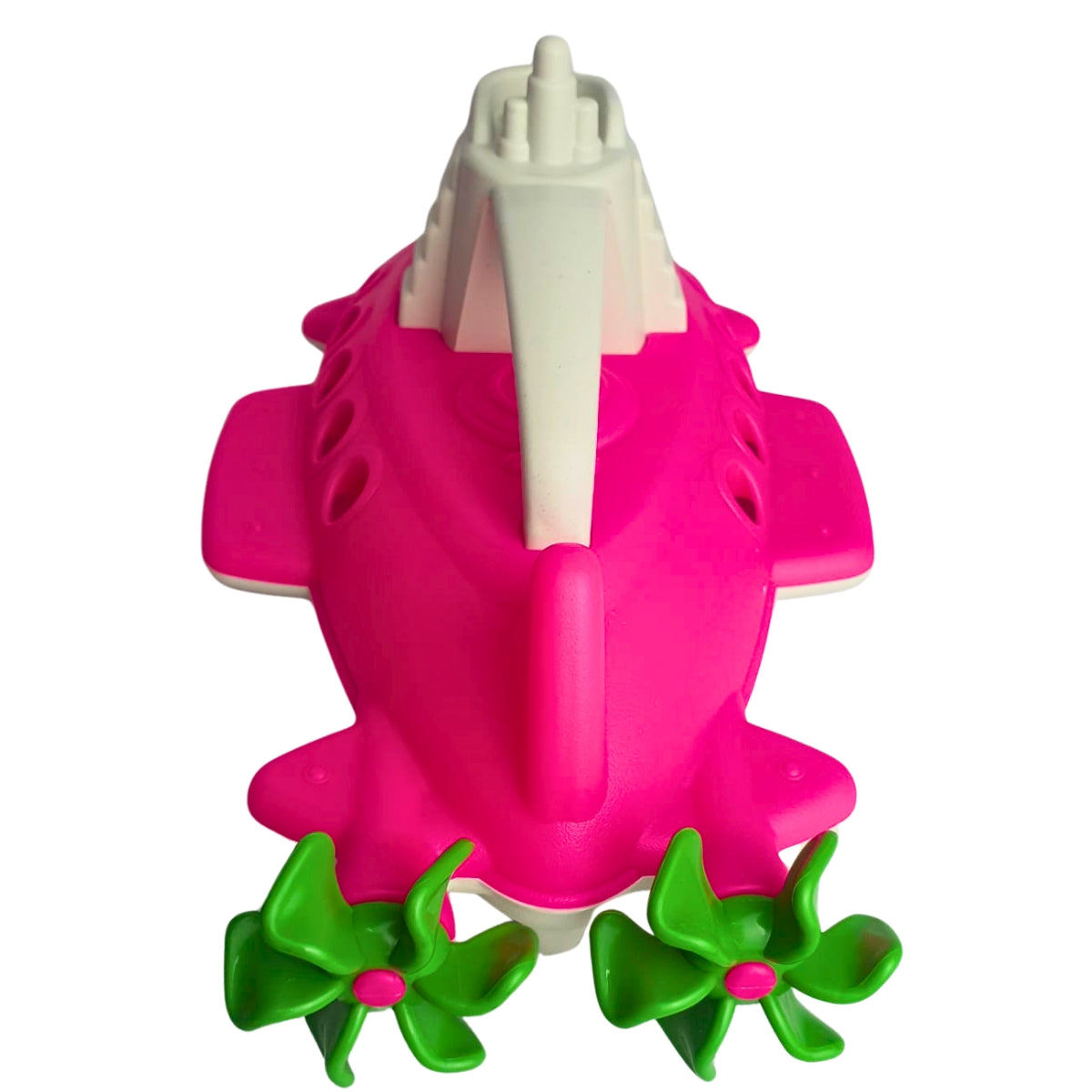 Submarino Infantil Rosa Com Branco - Brinquedo Para Piscina e Praia