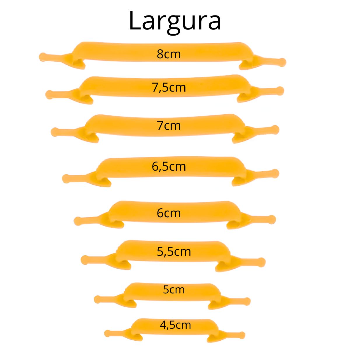 Cadarço De Silicone O Par Elástico Laranja