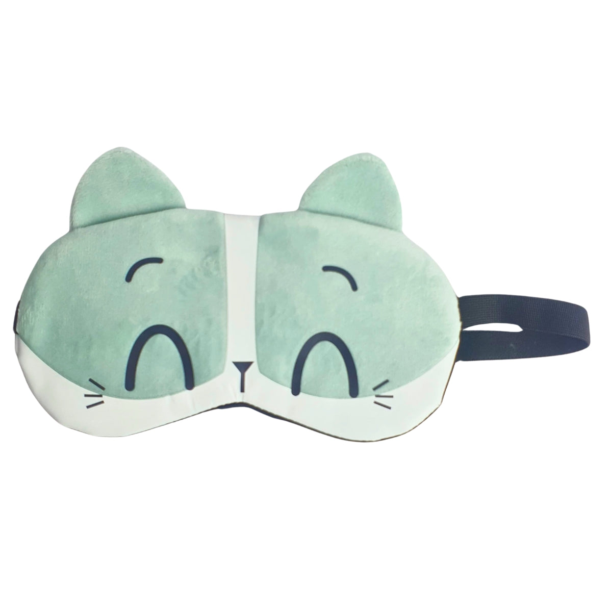 Máscara Gato Verde Água - Máscara de Descanso e Bolsa de Gel