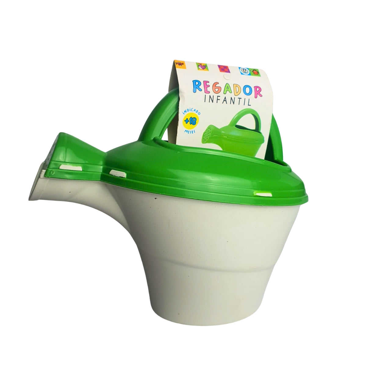 Regador Infantil Verde Com Branco - Brinquedo Para Piscina e Praia