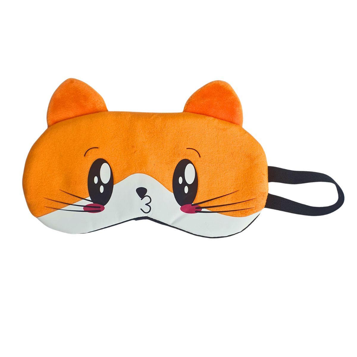Máscara Gato Laranja - Máscara de Descanso com Bolsa em Gel