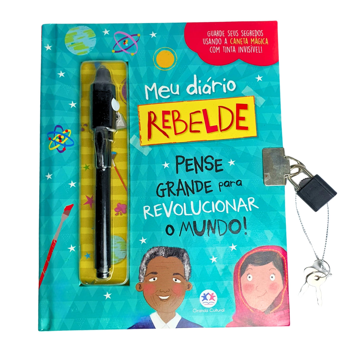 Diário Mágico - Meu Diário Rebelde Com Caneta Mágica