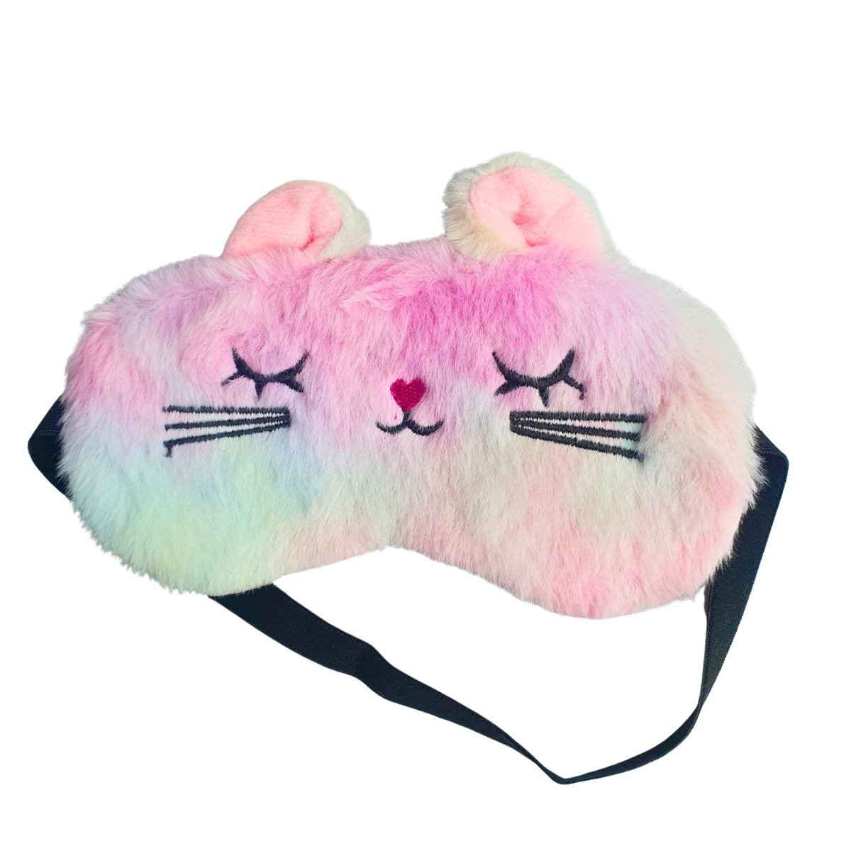 Máscara Gato Tie-Dye - Máscara de Descanso com Bolsa em Gel