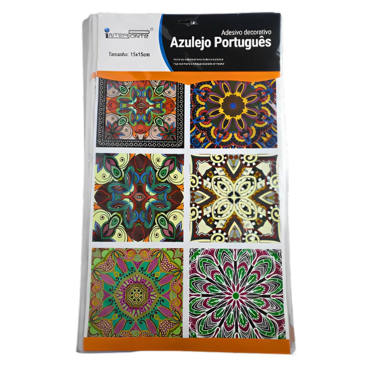 Papel De Parede Adesivo Azulejo Português Colorido Variados