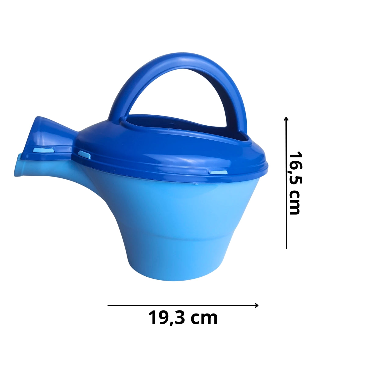 Regador Infantil Azul Com Azul Claro - Brinquedo Para Piscina e Praia