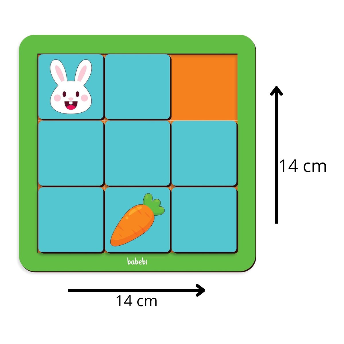 Brinquedo Jogo Educativo Didático Mova-se Coelhinho - Babebi