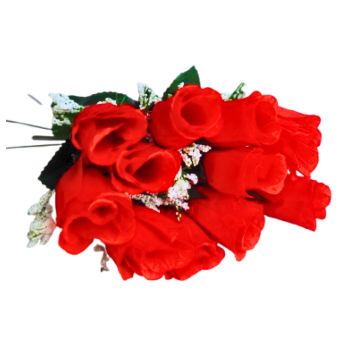 Buquê De Rosas 12 Botões Artificial Dia Das Mães / Namorados