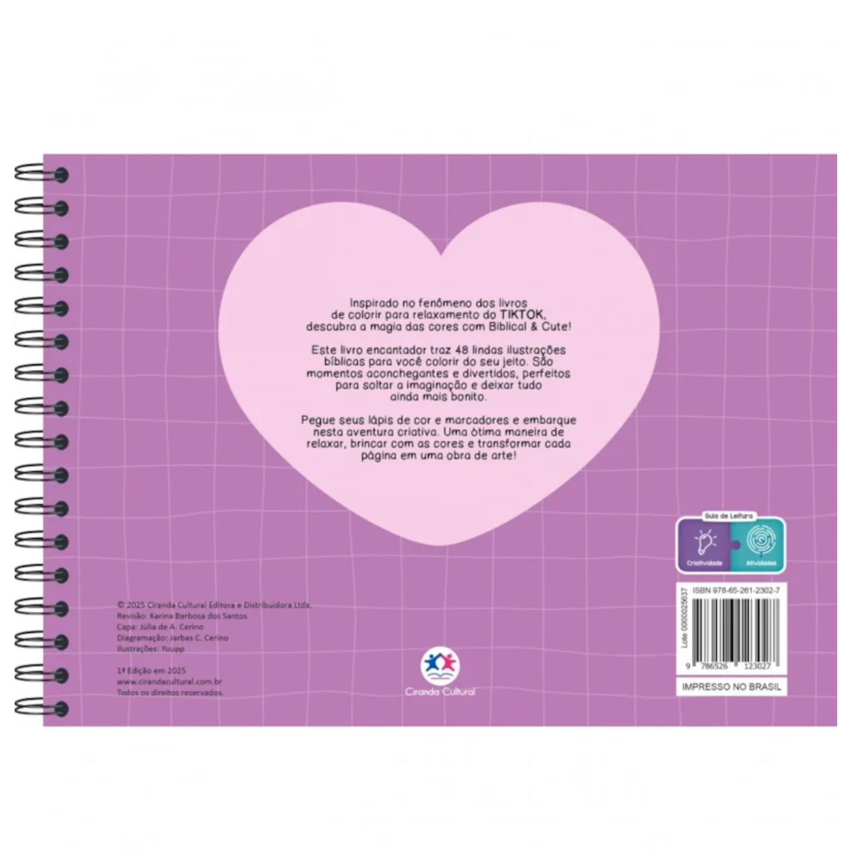 Livro Biblical & Cute Violet Bobbie Goods - Para Colorir / Relaxar / Atividades - Ciranda Cultural