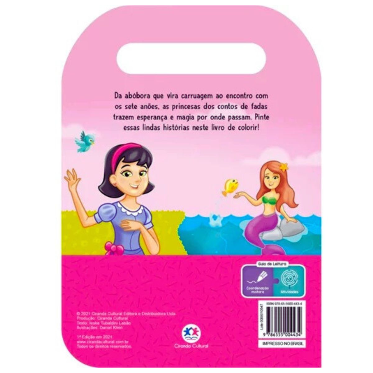 Livro De Colorir Princesas Com Alça - Ciranda Cultural