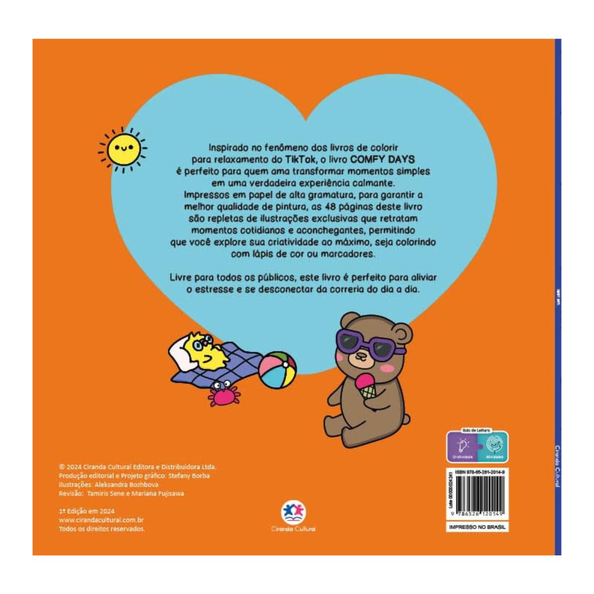 Livro Comfy Days Bobbie Goods - Para Colorir / Relaxar / Atividades - Ciranda Cultural