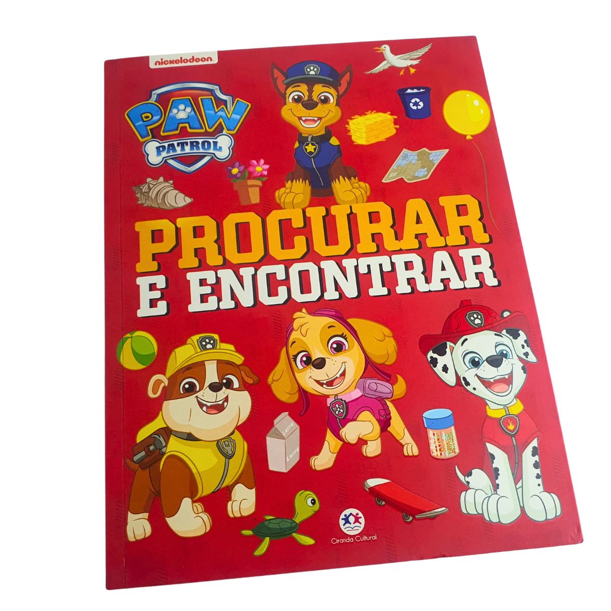 Kit 3 Livros Infantil Patrulha Canina: Procurar E Encontrar + Que Horas São + Aquabook - Ciranda Cultural