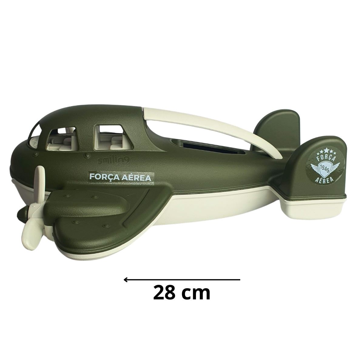 Aqua Plane Força Aérea Patrulha De Combate Verde Oliva - Brinquedo Para Piscina