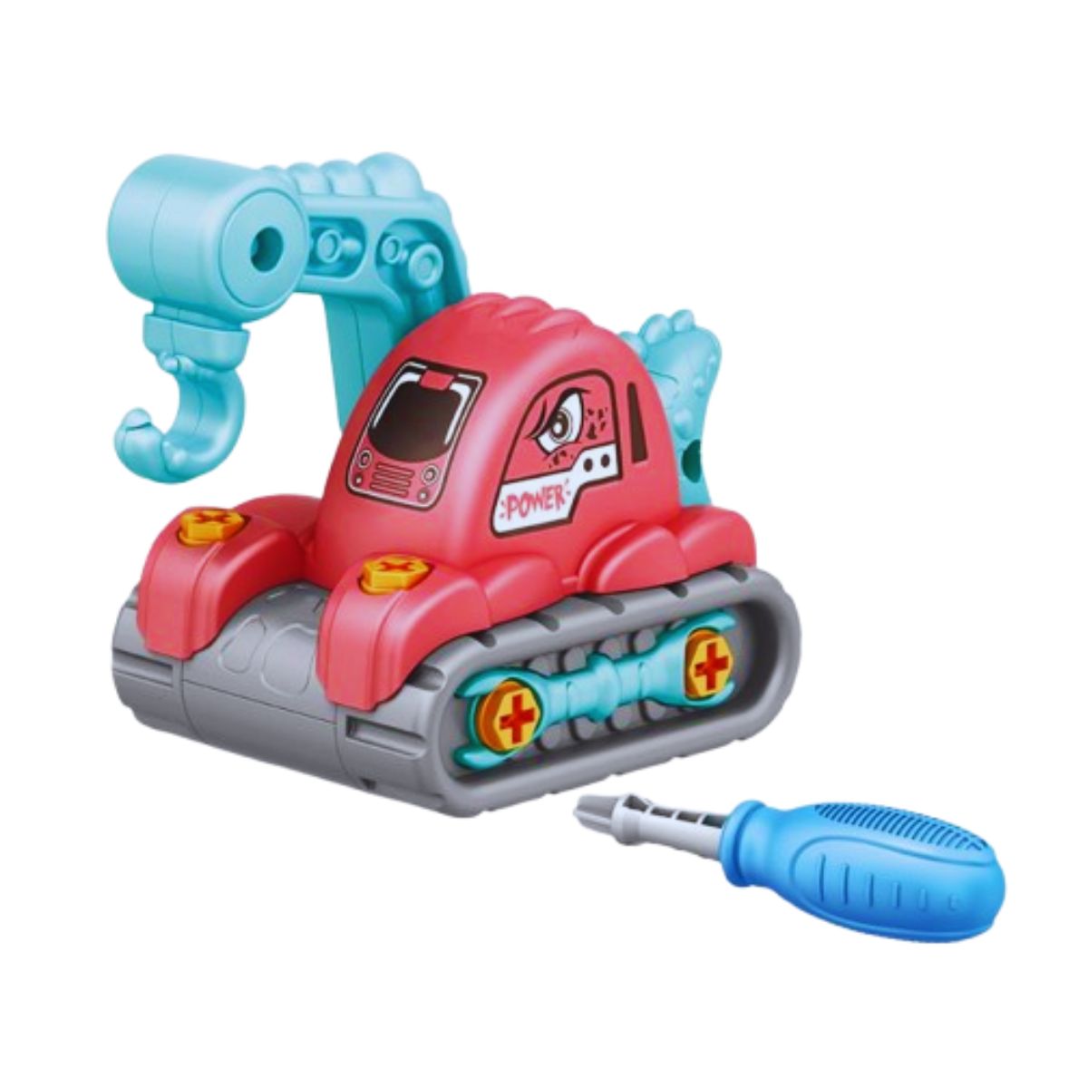 Brinquedo Caminhão Guincho Aprenda A Montar / Monta e Desmonta - Dm Toys