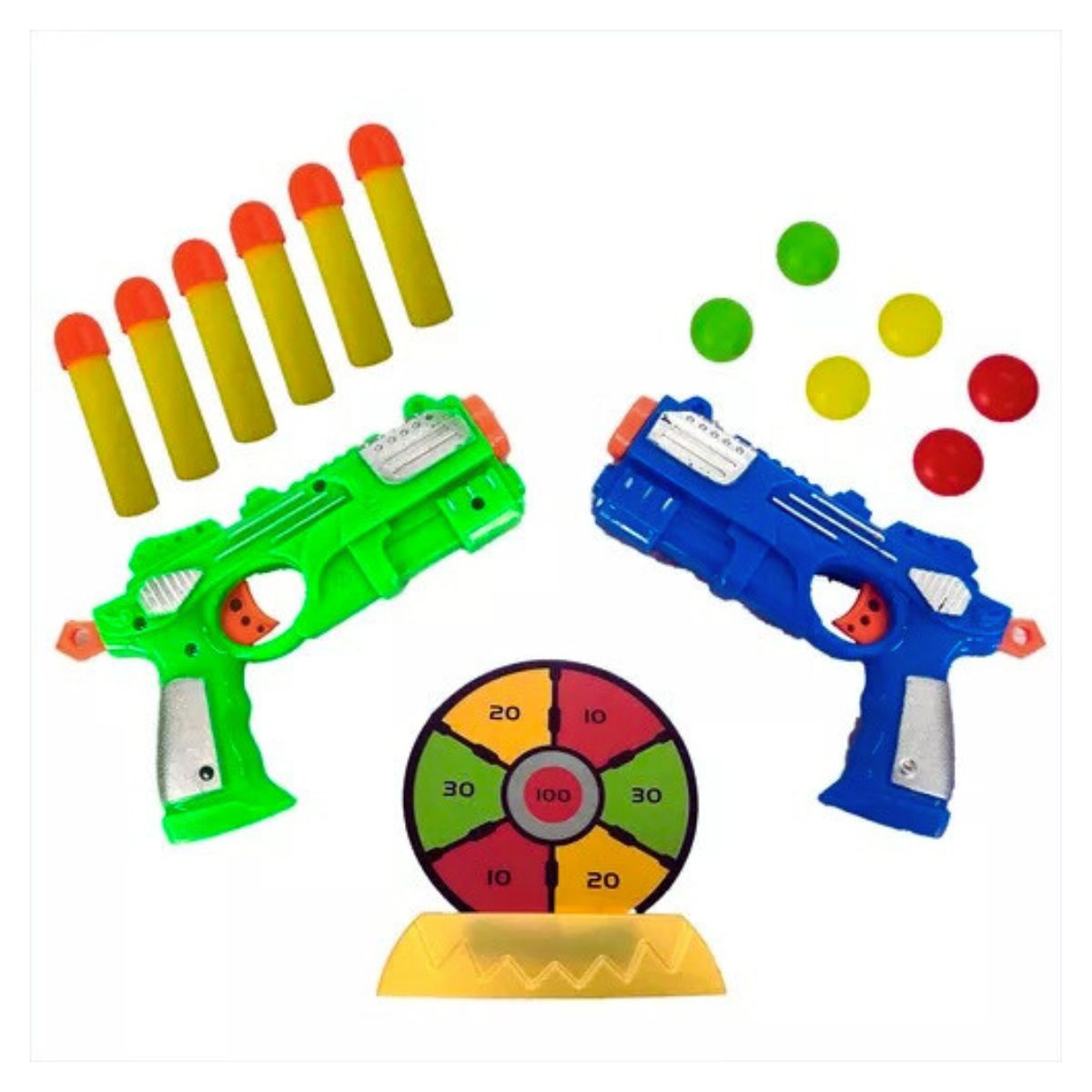 Brinquedo Lança Dardos E Bolinhas The Duel - Ark Toys