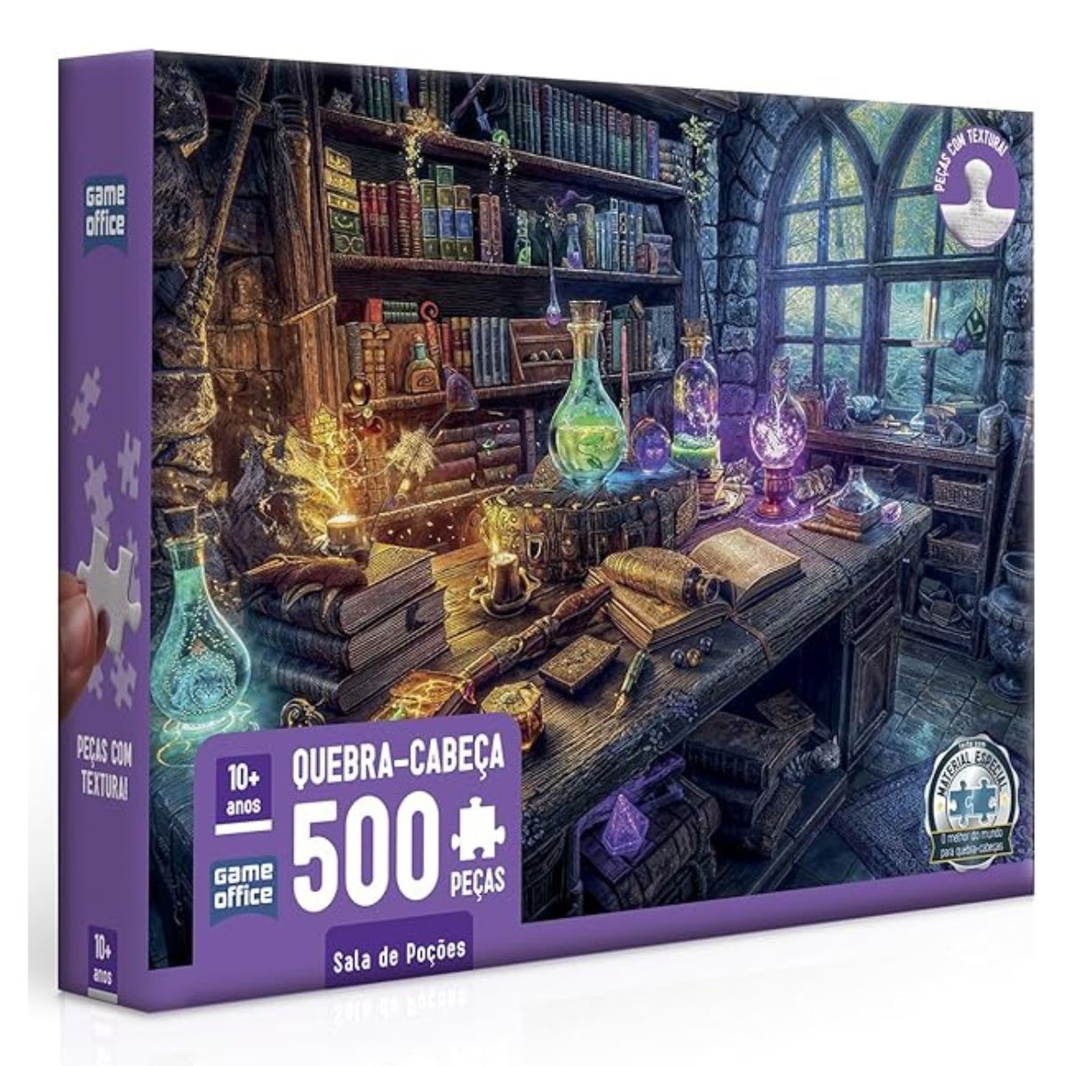 Quebra Cabeça Sala De Poções / 500 Peças - Toyster