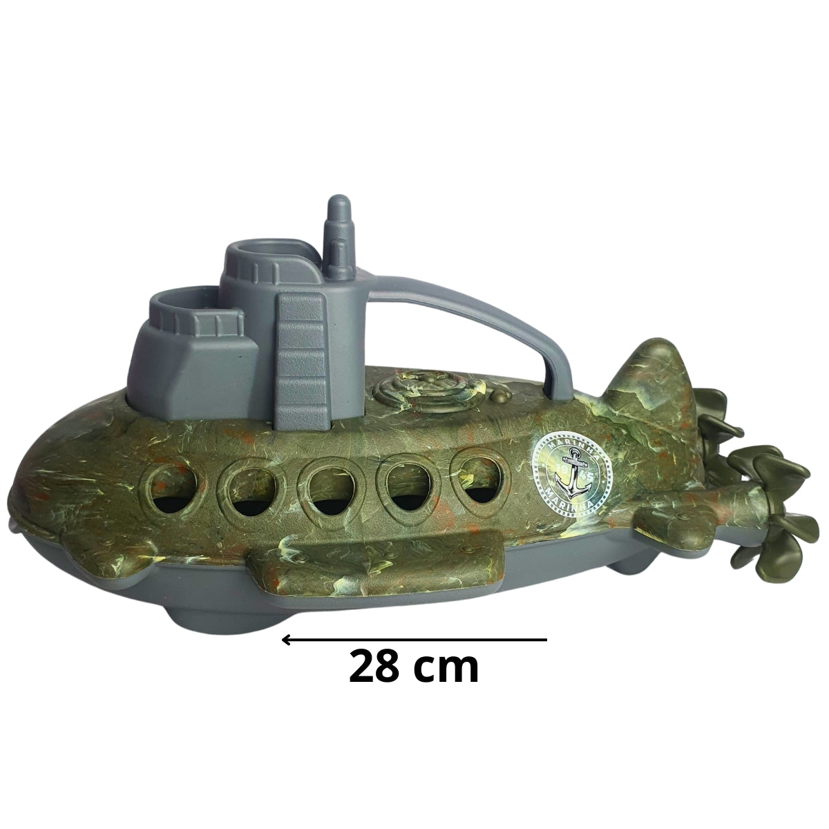 Submarino Infantil Verde Marinha - Brinquedo Para Piscina