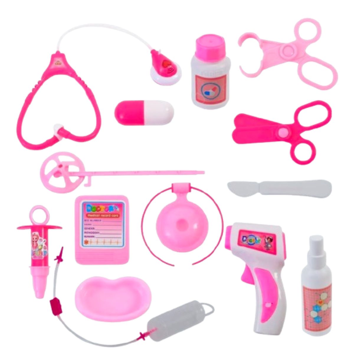 Kit Maleta Doutora Médica Com Rodinhas Som E Luz - Bbr Toys