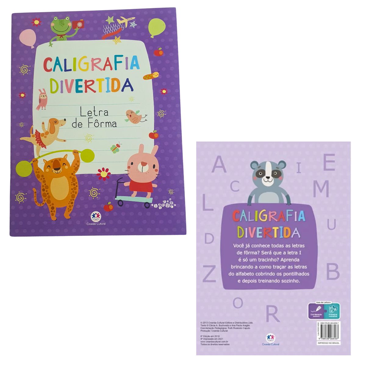 Livro Infantil Apoio Escolar: Caligrafia Divertida / Letra De Forma - Ciranda Cultural