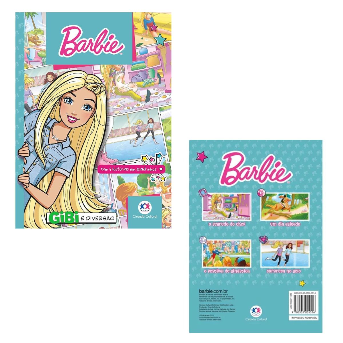 Livro Gibi Barbie O Segredo Do Chef / Histórias Em Quadrinhos - Ciranda Cultural