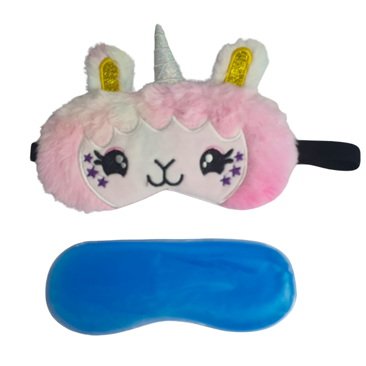 Máscara Lhama Tie-Dye - Máscara de Descanso com Bolsa em Gel