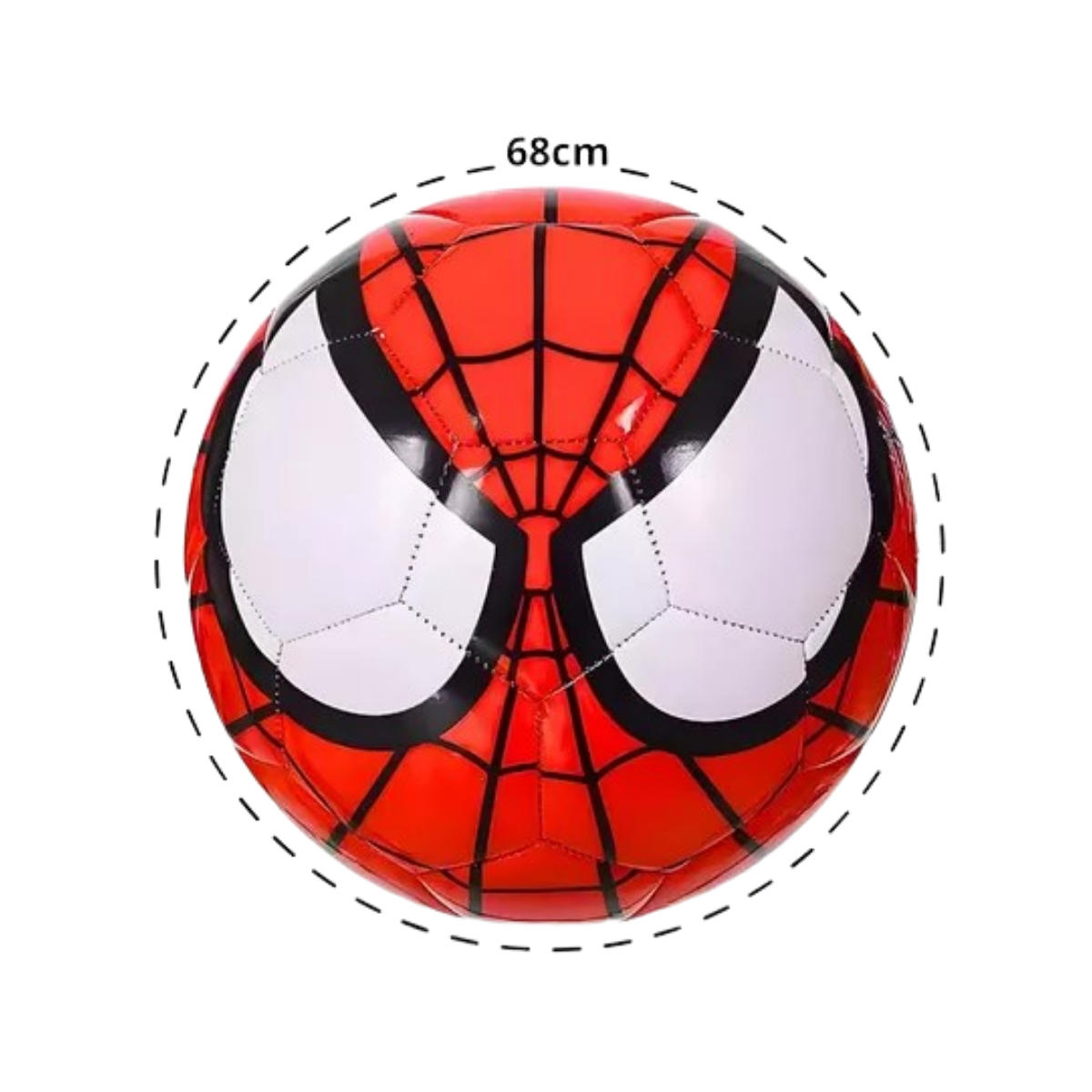 Bola De Futebol Brinquedo Homem Aranha Couro Sintético