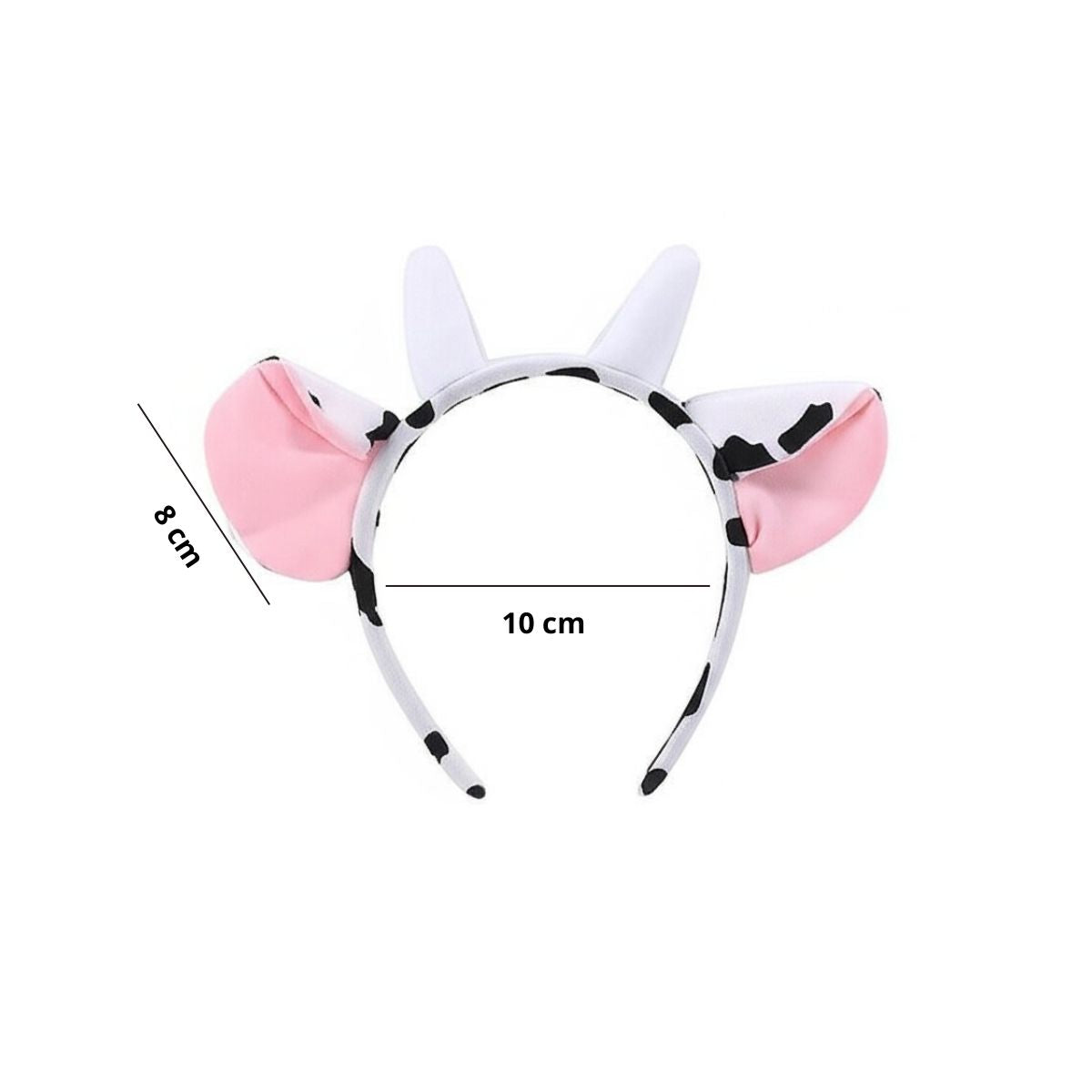 Kit Fantasia Cosplay Vaquinha - Rabo / Tiara / Gravata