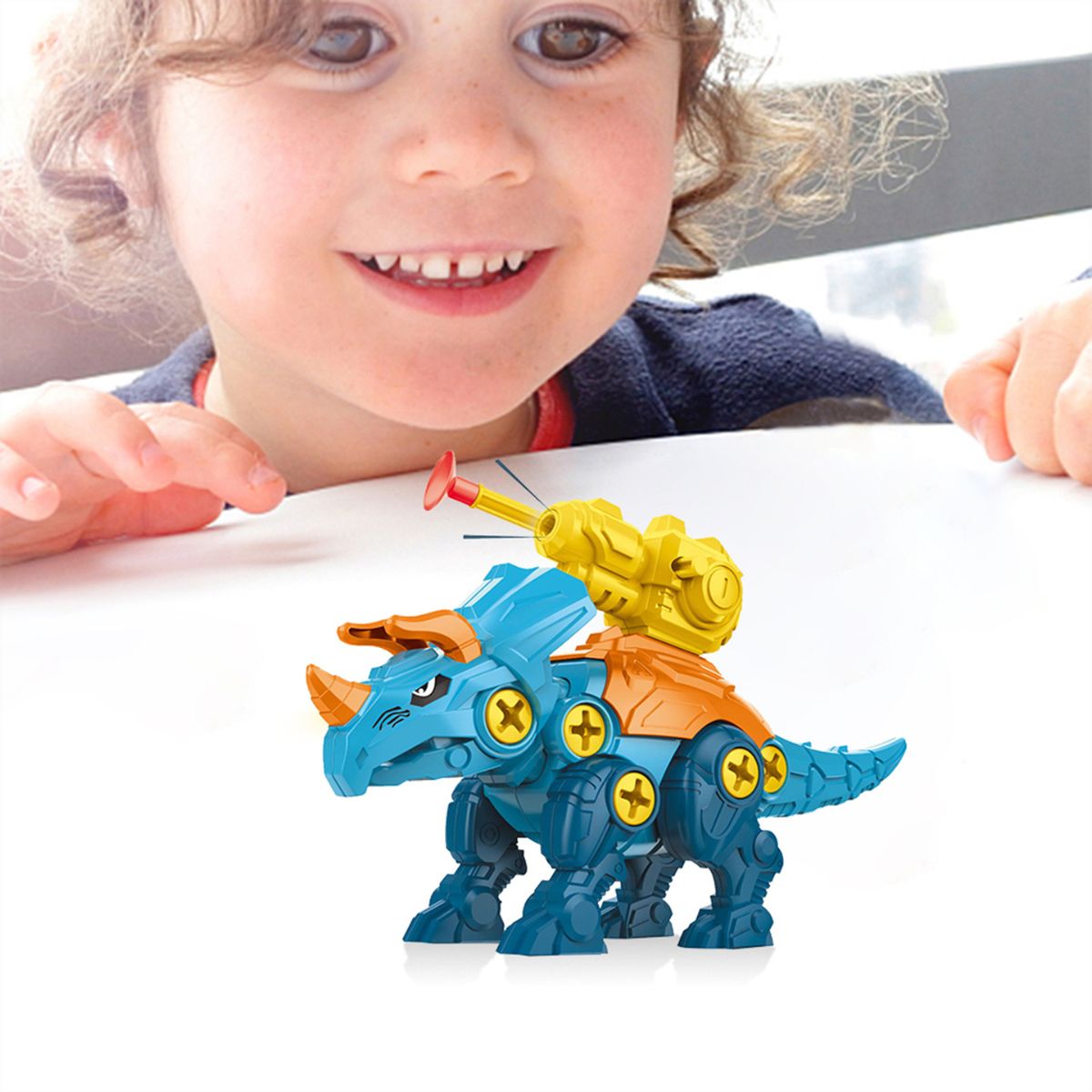 Ovo De Dinossauro War Brinquedo Monta E Desmonta Parafuso E Chave - Ark Toys