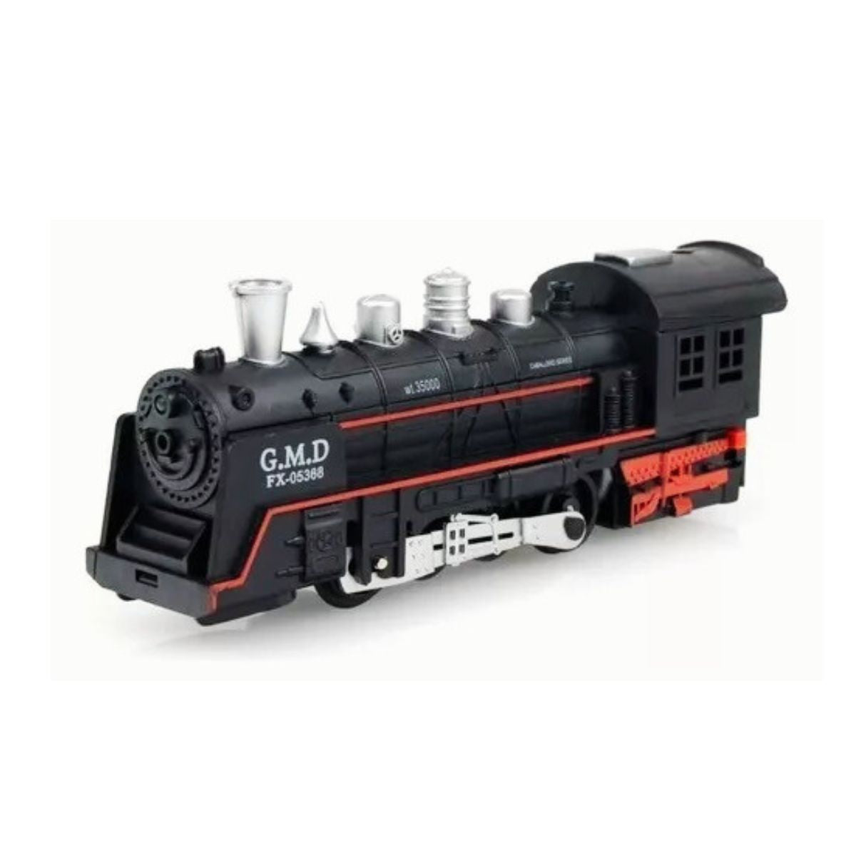 Brinquedo Pista Trem Locomotiva 85,5 Cm Som E Luz - Dm Toys