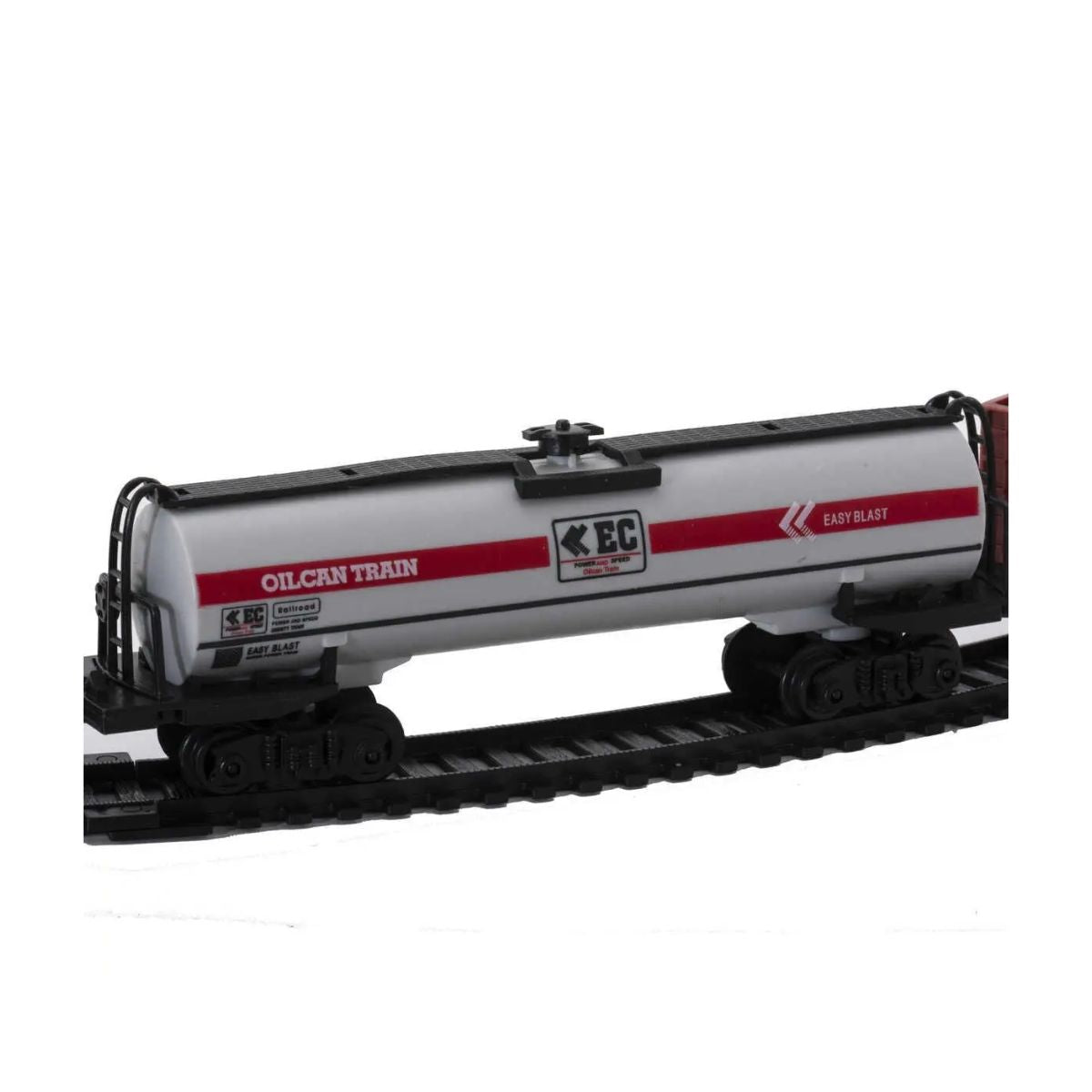 Brinquedo Pista Trem Locomotiva 85,5 Cm Som E Luz - Dm Toys