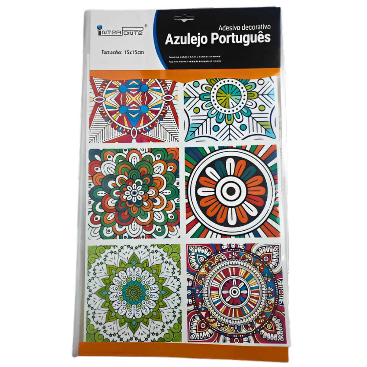 Papel De Parede Adesivo Azulejo Português Colorido Variados