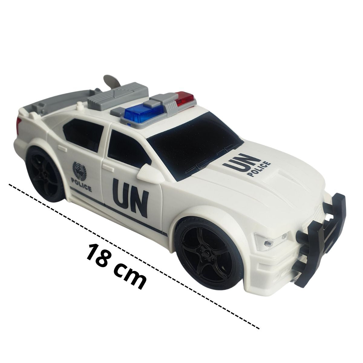 Kit 2 Carros De Polícia Com Som E Luz Mega City - Bbr Toys