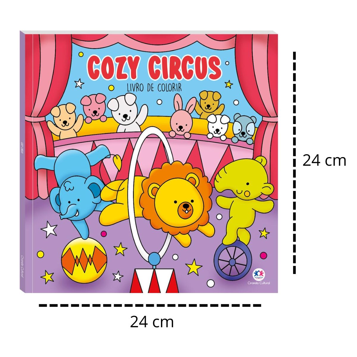 Livro Cozy Circus Bobbie Goods - Para Colorir / Relaxar / Atividades - Ciranda Cultural