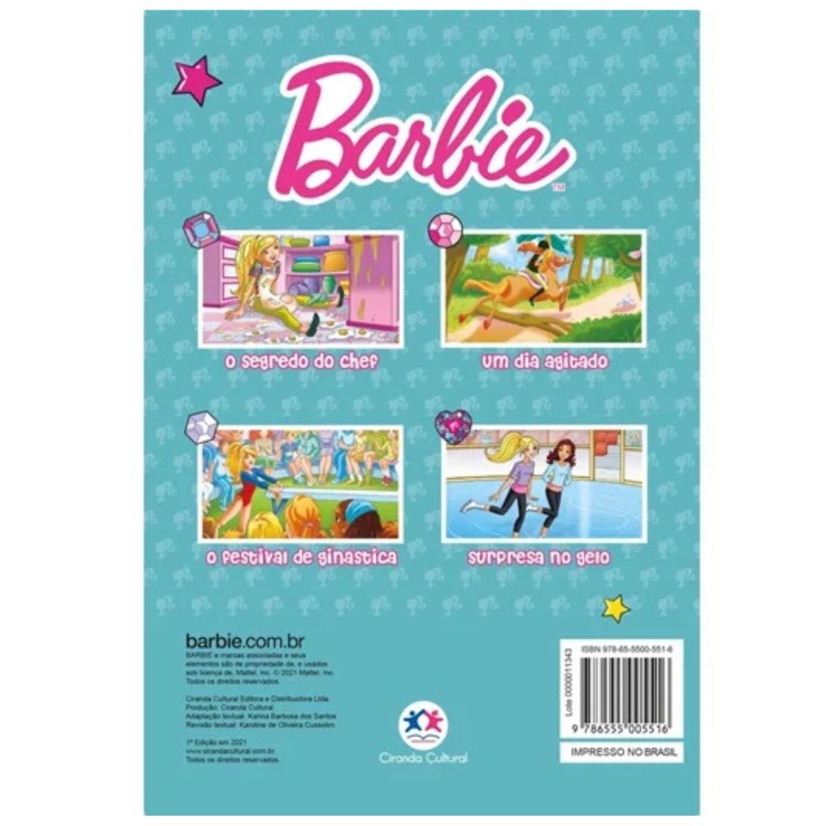 Livro Gibi Barbie O Segredo Do Chef / Histórias Em Quadrinhos - Ciranda Cultural