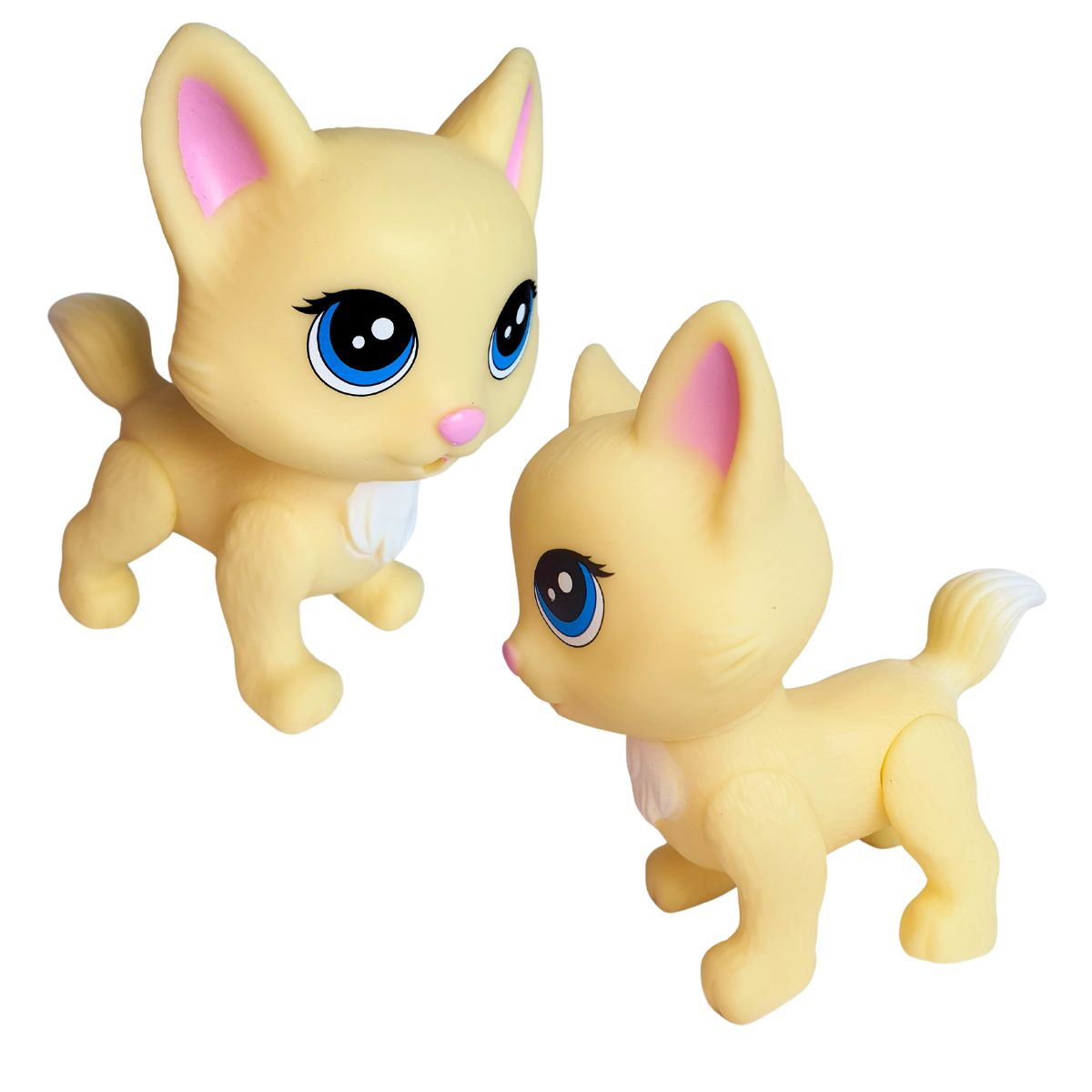 Kit 3 Mini Pets Gatinhas Na Casinha Barbie - Pupee