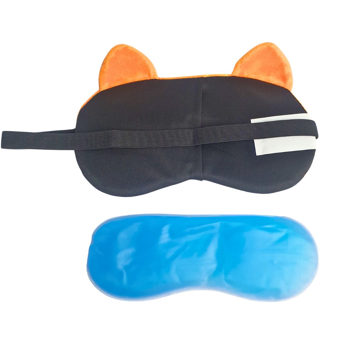 Máscara Gato Laranja - Máscara de Descanso com Bolsa em Gel