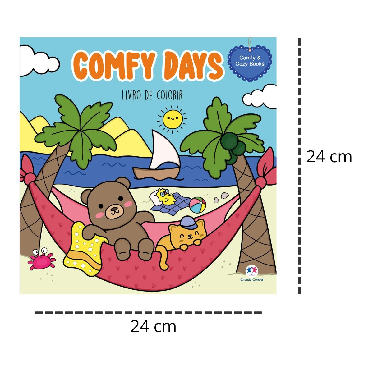 Livro Comfy Days Bobbie Goods - Para Colorir / Relaxar / Atividades - Ciranda Cultural