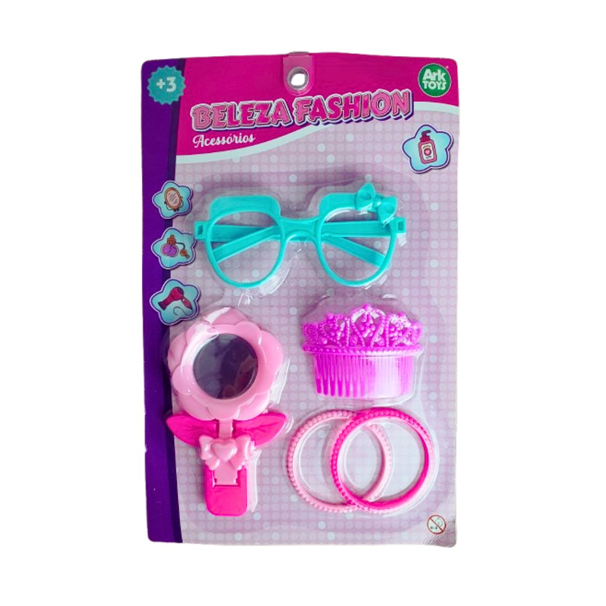 Brinquedo Kit Beleza Fashion Acessórios Infantil - Ark Toys