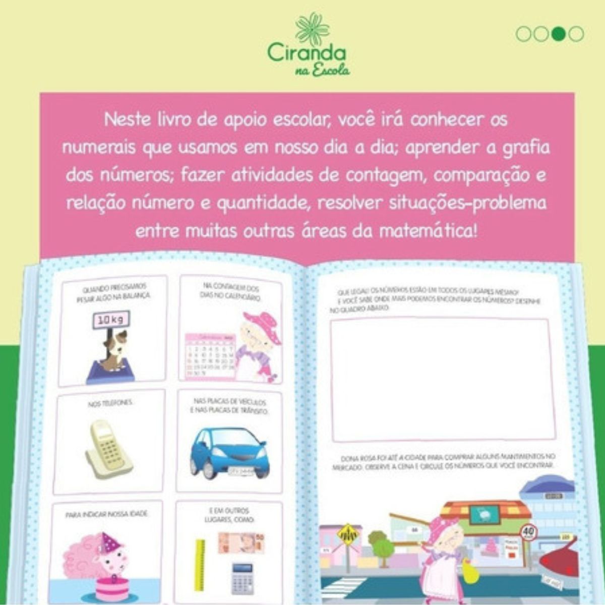 Livro Infantil Apoio Escolar: Aprenda A Tabuada / Ovelha Rosa Na Escola - Ciranda Cultural