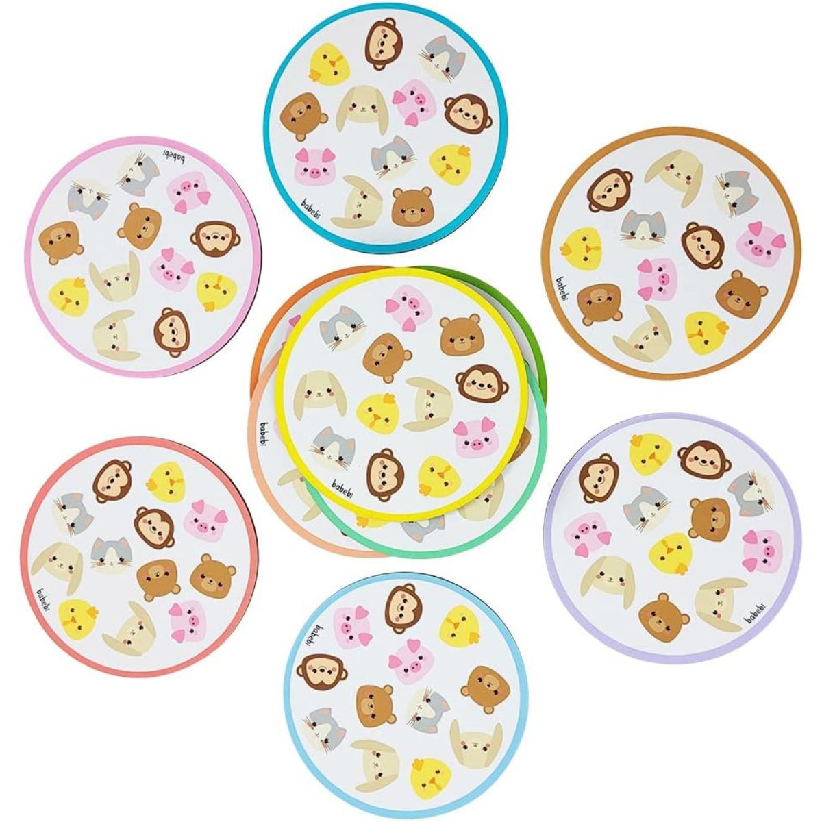 Brinquedo Educativo Didático Empilhe Os Bichinhos - Babebi