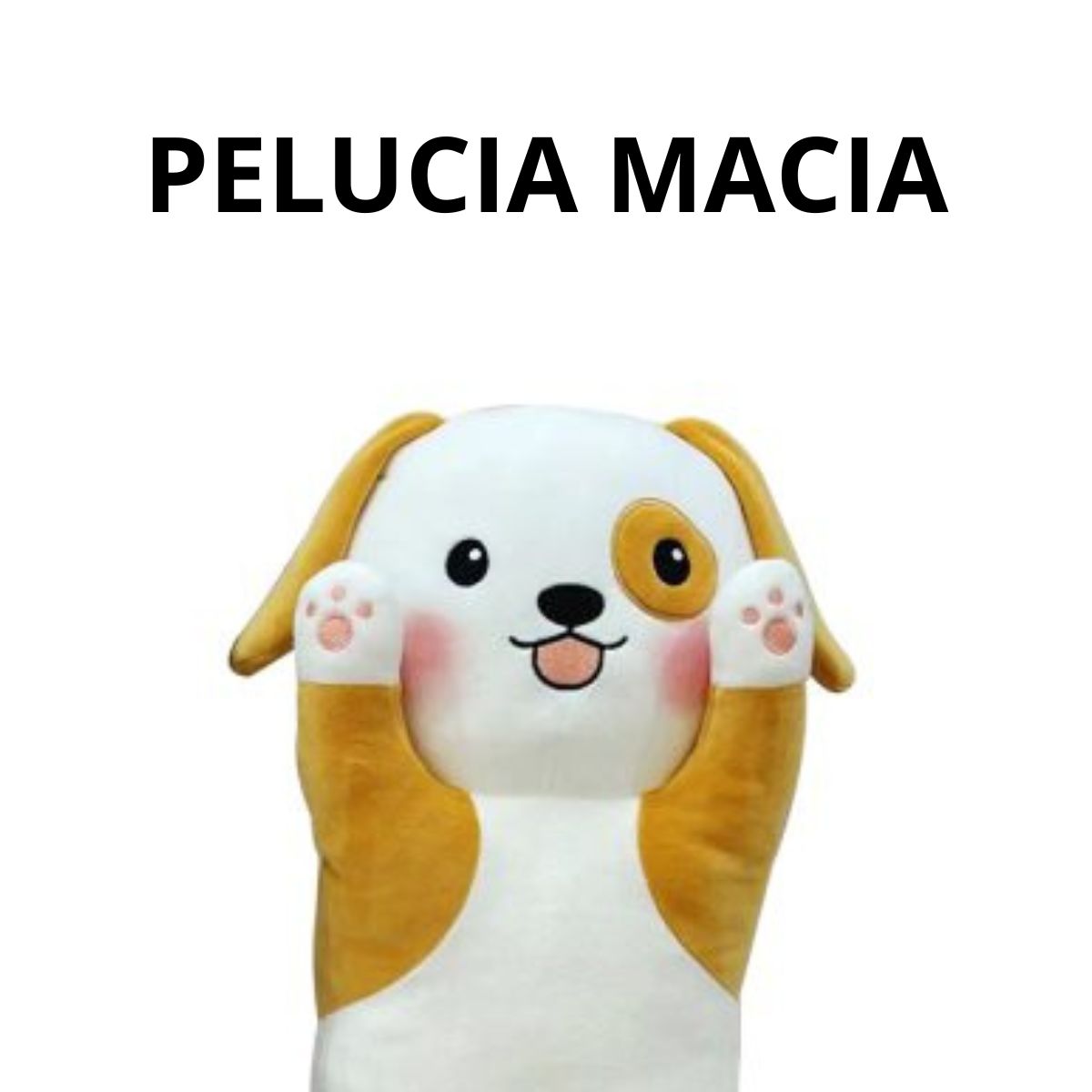 Almofada Pelúcia Cachorro Marrom - CAA Toys