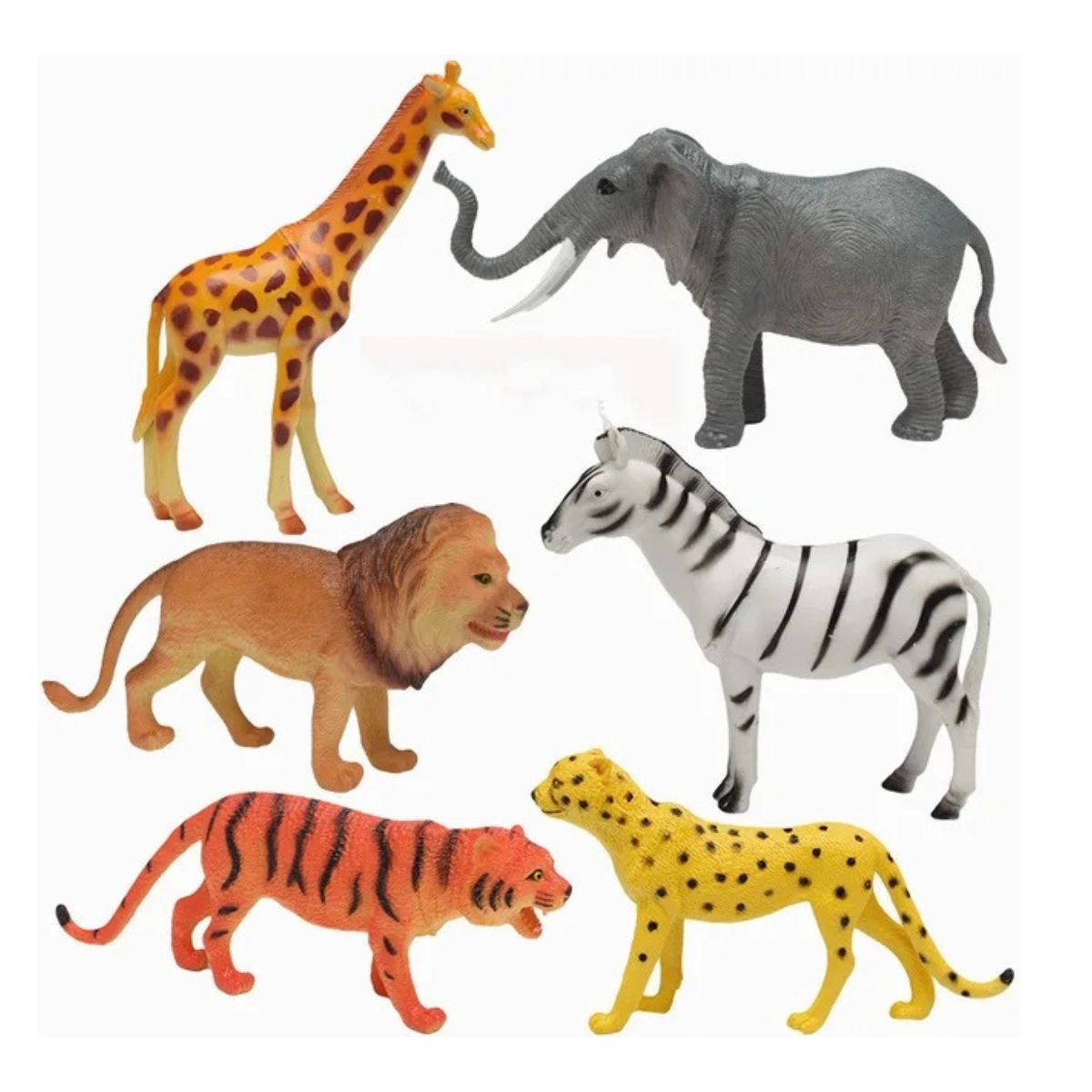 Kit Reino Animal Mini Brinquedo 12 Peças Sortido - Ark Toys