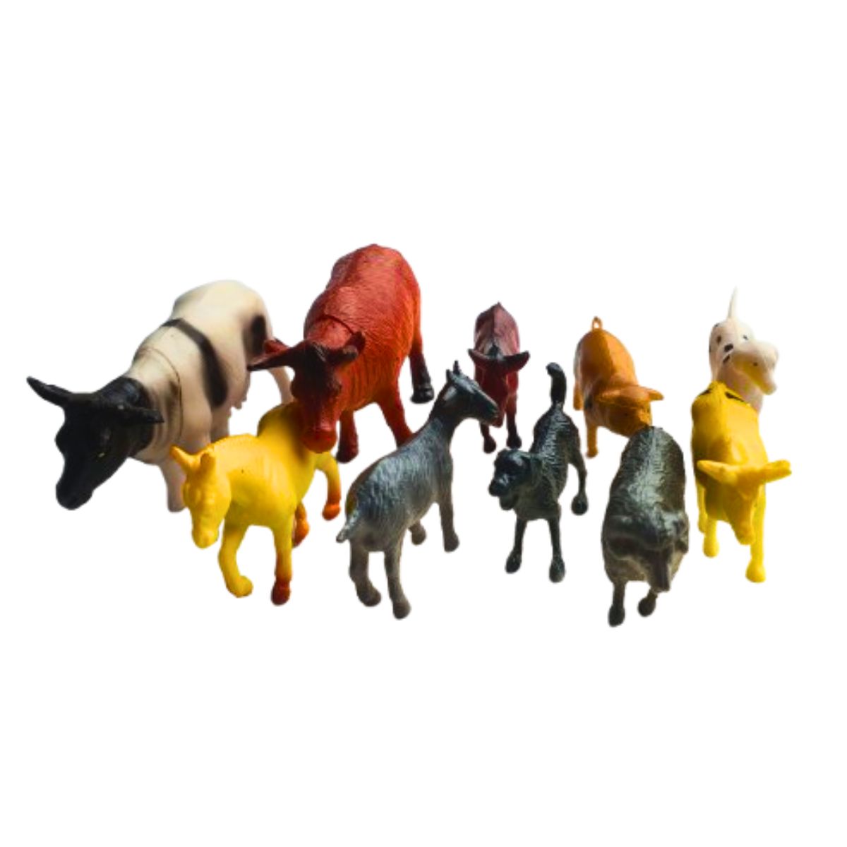 Kit Animais Vida Na Fazenda Brinquedo Pequeno 10 Peças - Ark Toys