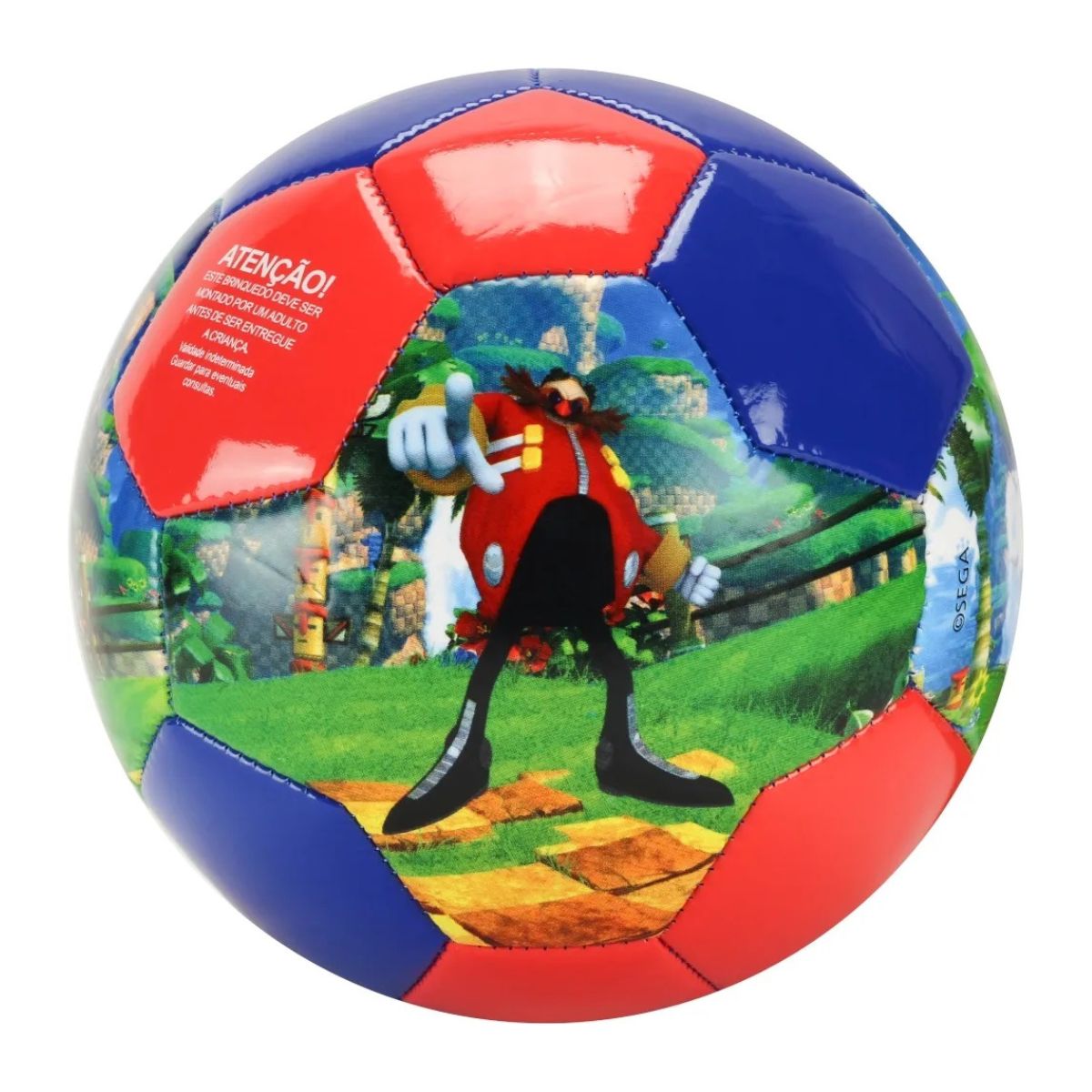 Bola De Futebol Sonic Knuckles The Hedgenog - Bbr Toys