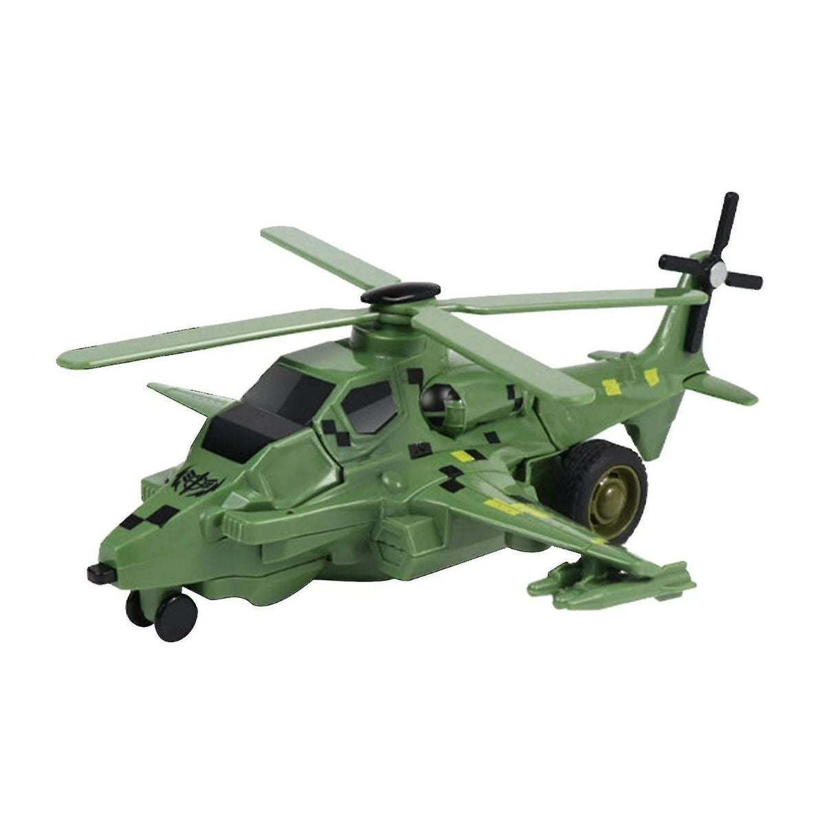 Robô Transformável Fricção Bate E Vira Helicóptero Sortido