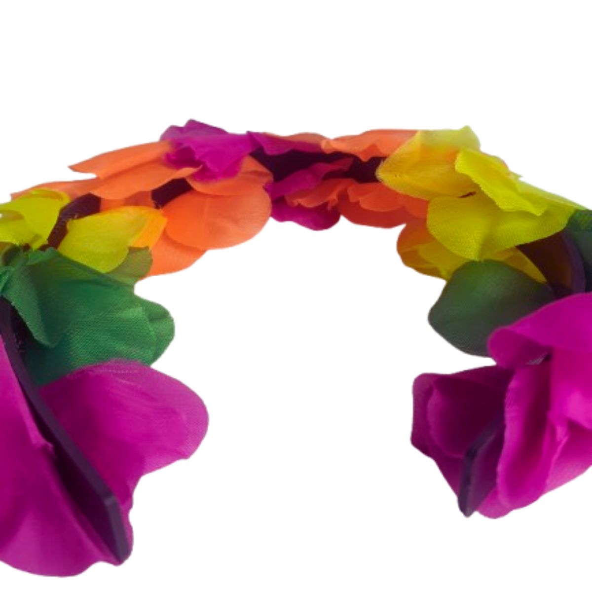 Tiara Havaiana Festa Fantasia Carnaval Neon Luau