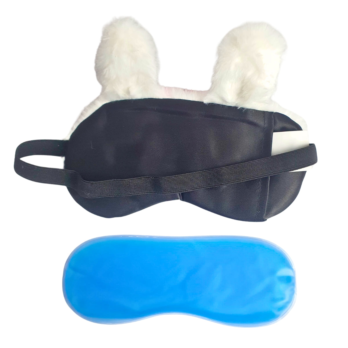 Máscara Lhama com Bolinha Rosa - Máscara de Descanso com Bolsa em Gel