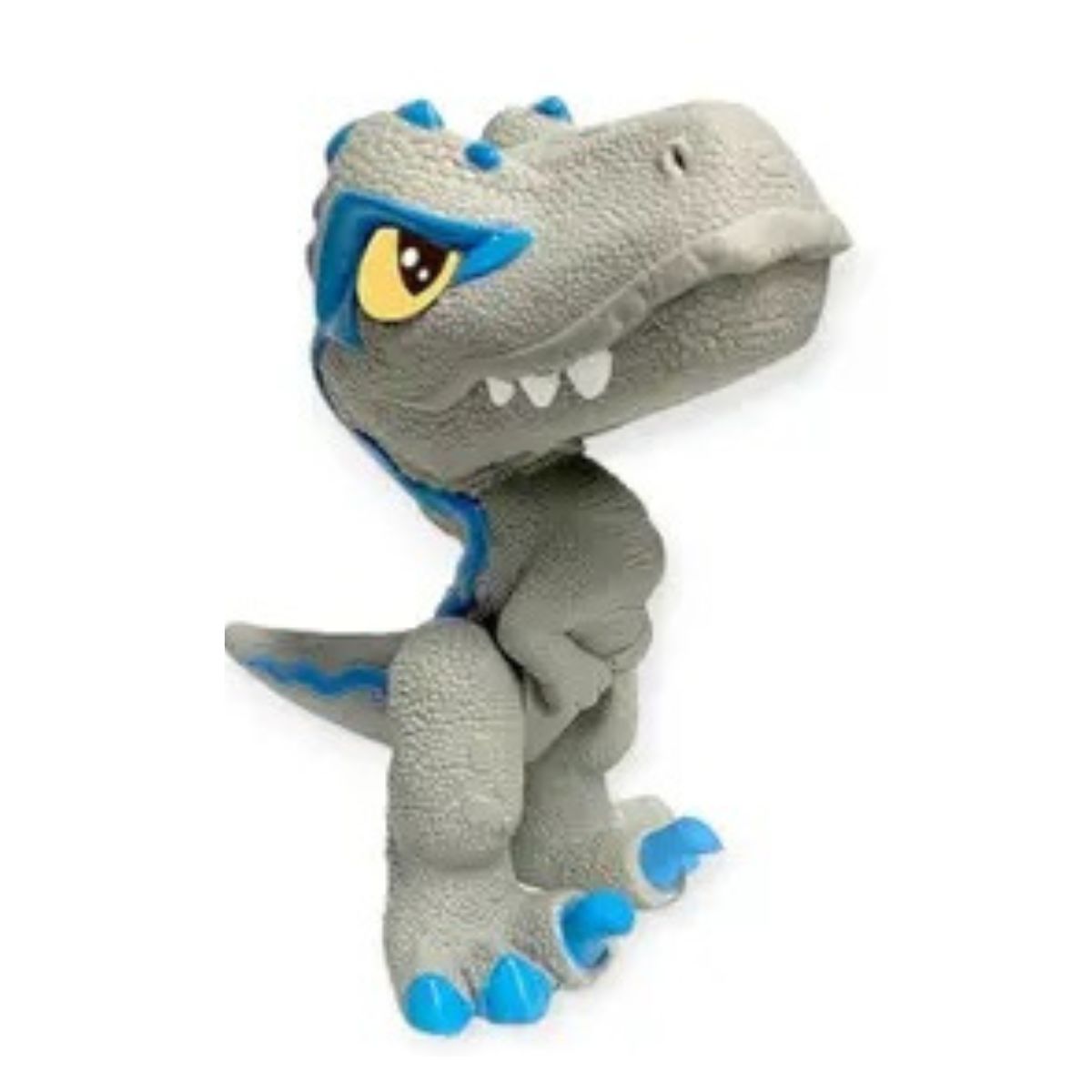Mini Dino Velociraptor Blue Cinza Na Casinha Jurassic Word - Pupee