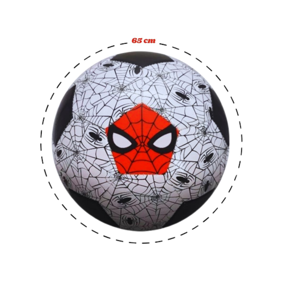 BOLA DE FUTEBOL HOMEM ARANHA BRANCA  PRINCIPAL